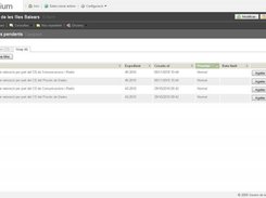 Llistat de tasques de l'expedient / Listado de tareas del expediente
