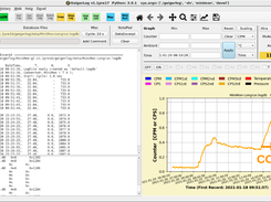 CO2 Monitor MiniMon running under GeigerLog