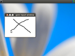 Drawing a discontinuous gesture in GEM