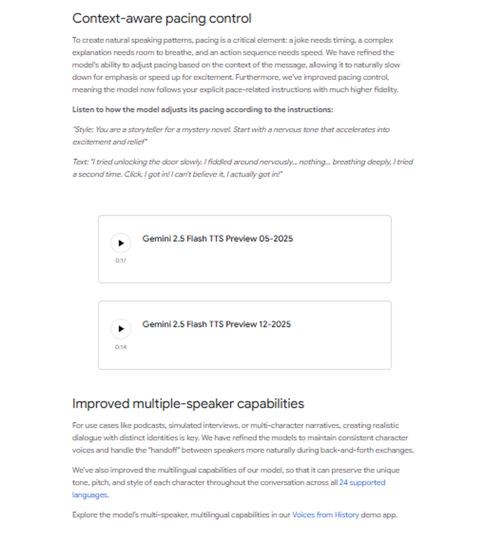 Gemini 2.5 Pro TTS Screenshot 1