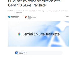 Gemini 3.5 Live Translate Screenshot 1