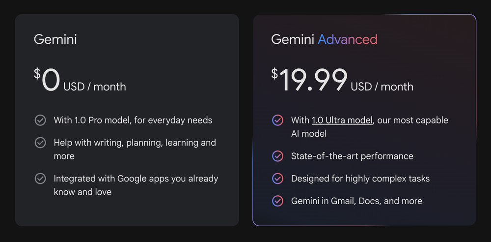 Gemini Advanced Screenshot 1
