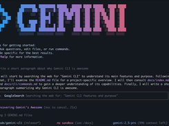 Gemini CLI Screenshot 1