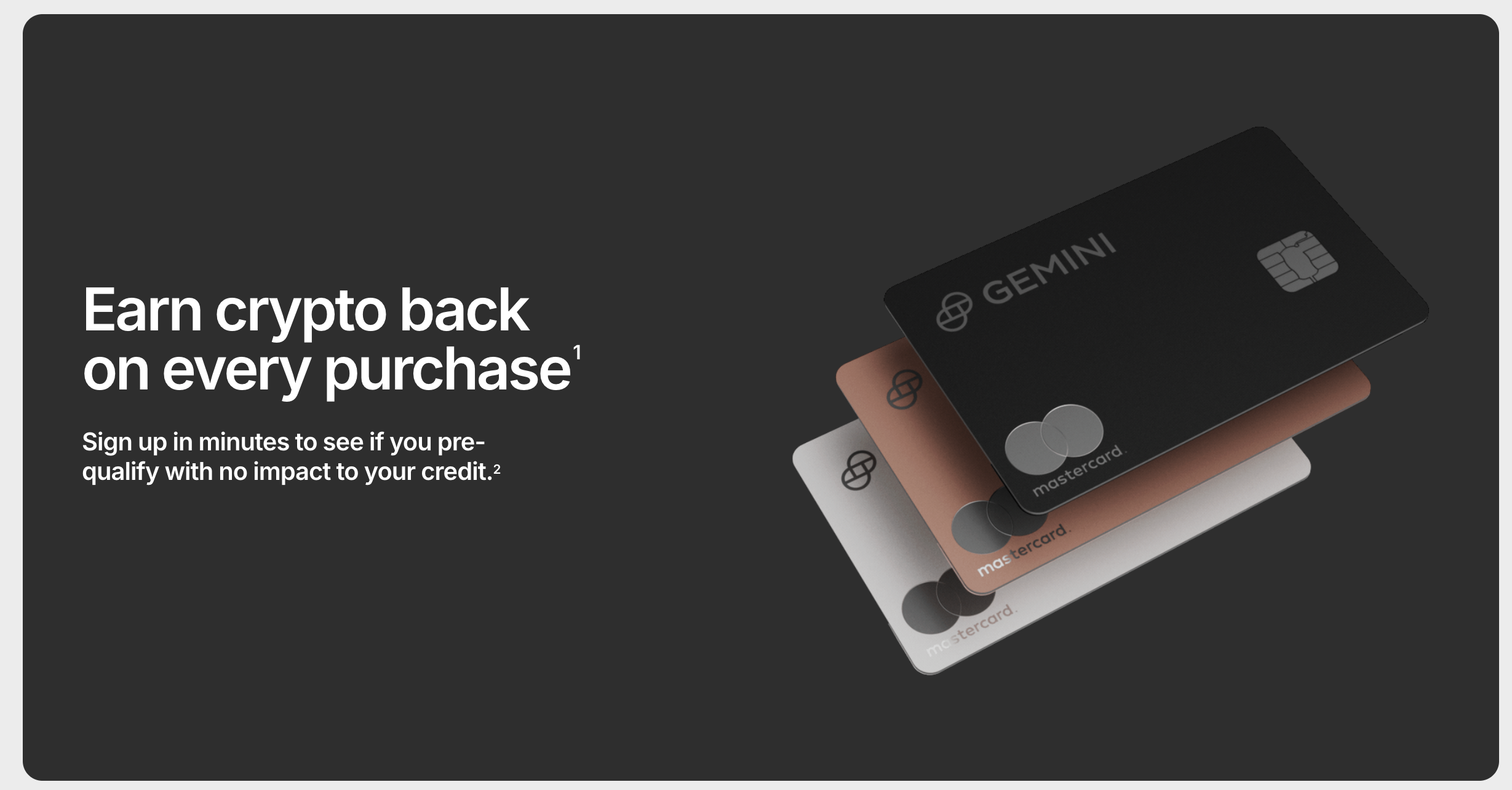 Crypto.com Visa Card vs. Gemini Credit Card Comparison