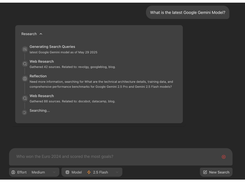 Gemini Fullstack LangGraph Quickstart Screenshot 1