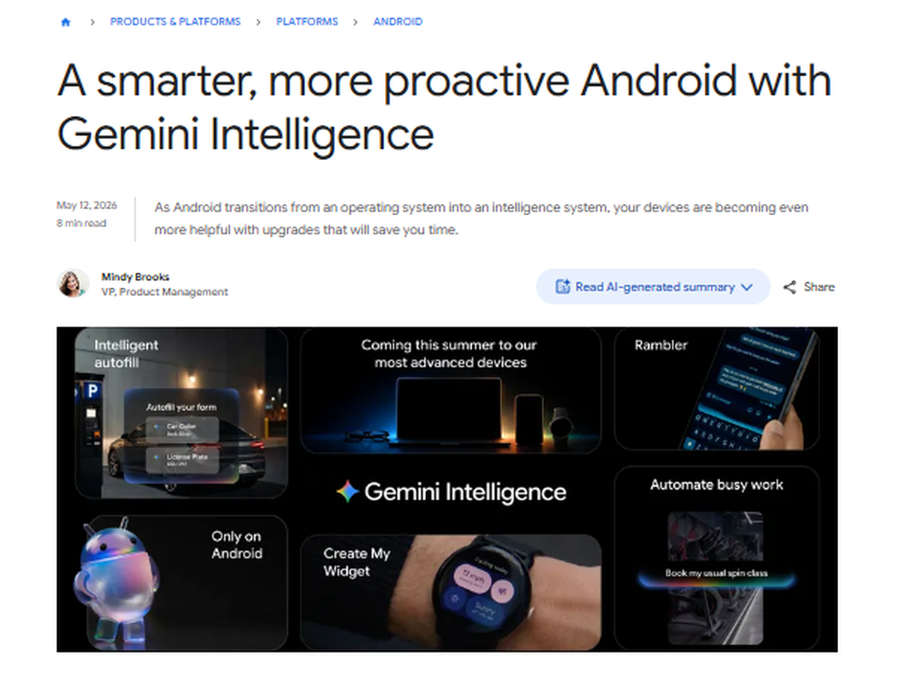Gemini Intelligence Screenshot 1