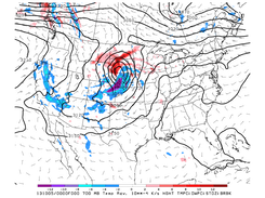 Temperature Advection 700mb