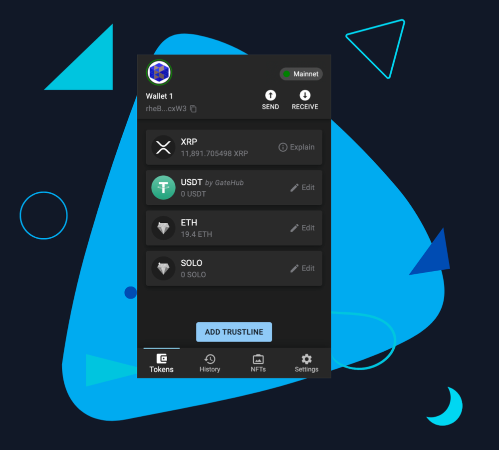 GemWallet Screenshot 1