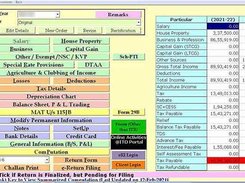 Gen Income Tax Software Screenshot 1