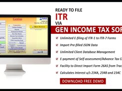 Gen Income Tax Software Screenshot 1