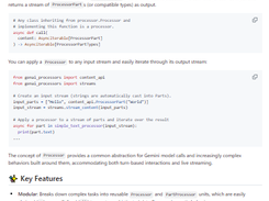 GenAI Processors Screenshot 1