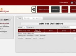 Gestion des utilisateurs
