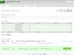 generatedata.com Screenshot 1
