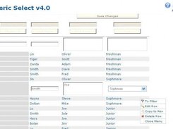 Editing Data with Generic Select