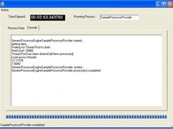 generic process sample application GUI console screen