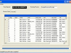 generic process sample application GUI data set screen