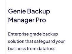 Genie Backup Manager Pro Screenshot 2