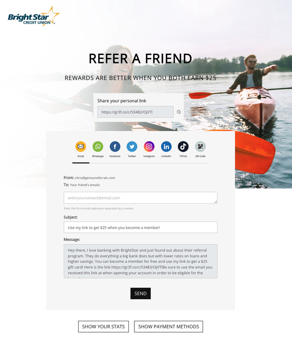 Fintech Referral Program Example