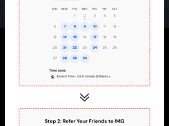 Post Purchase Referral Program Widget Example 