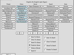 Running the 'English' organ