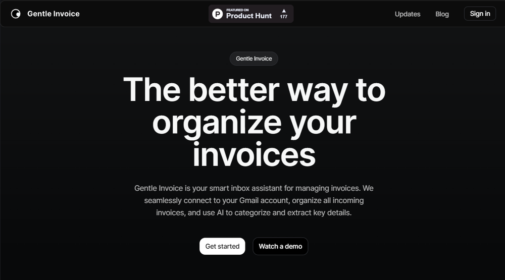 Gentle Invoice Screenshot 1
