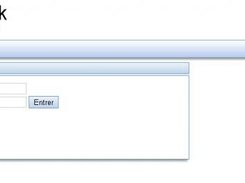 Login page