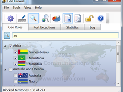 Filtered geo rules