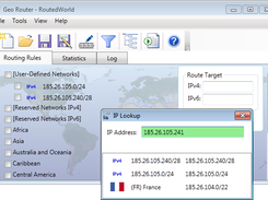 IP geo lookup
