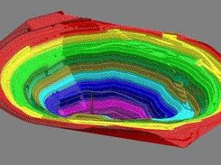 Triangulated pit