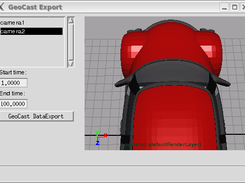 GeoCast Export Dialog in Maya