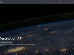 GeoDescription API Screenshot 1