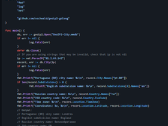 GeoIP2 Reader for Go Screenshot 1