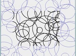 Clipping of a set of circles