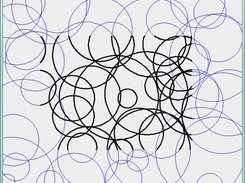 Clipping of a set of circles