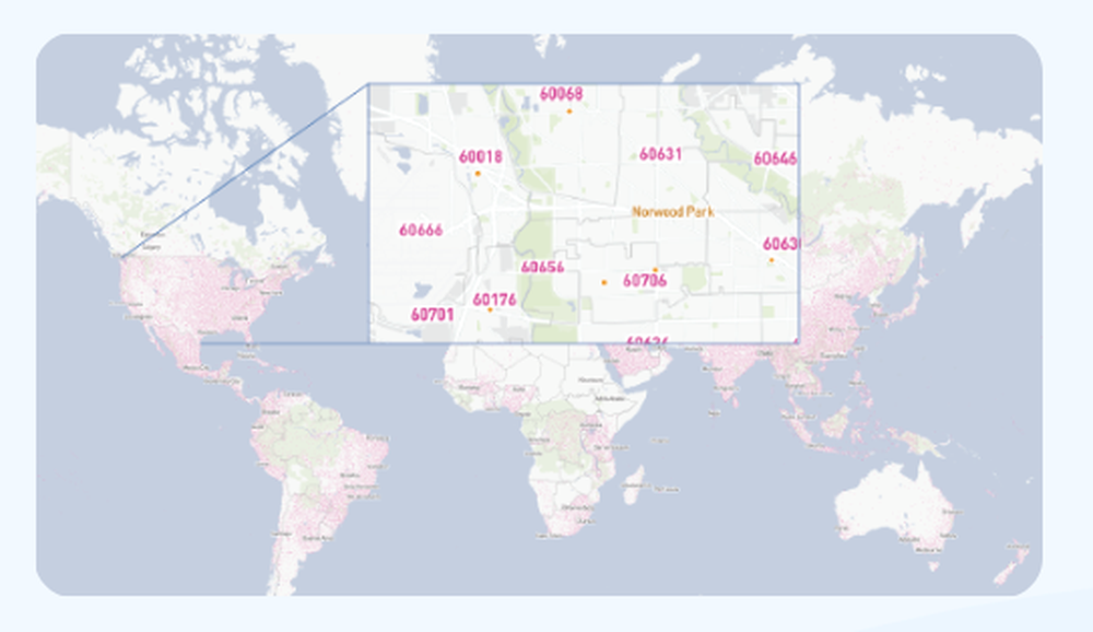 GeoPostcodes Screenshot 1