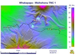 Whakapapa - Waihohonu Map