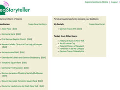 Listing of "My GeoStories"