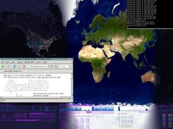 GeoXPlanet-0.3.3 on LinuxMint/Fluxbox with Arcs/Titles
