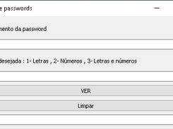 Gerador de passwords Screenshot 1