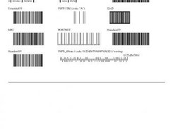 Report with bar codes