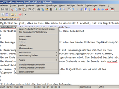 GNU Aspell integrated into Notepad++ via the DSpellCheck plugin