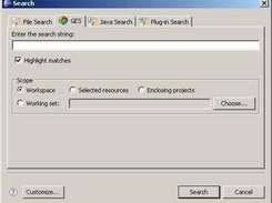 GES Search tab