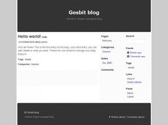 Current (12/21/2009) Gesbit default theme