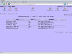 Affichage des lves / Display students