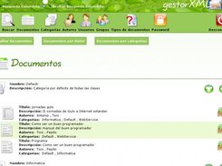 Exploracin  de Documentos con webgXML (Usuario autenticado