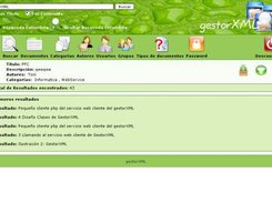 Resultado de bsqueda  con webgXML