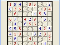 Free portable interactive sudoku solver Screenshot 1