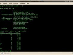 a screenshot of using getfext