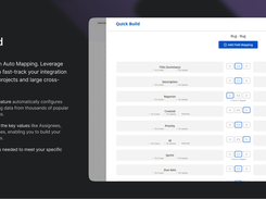 Use Quick Build feature to map fields automatically