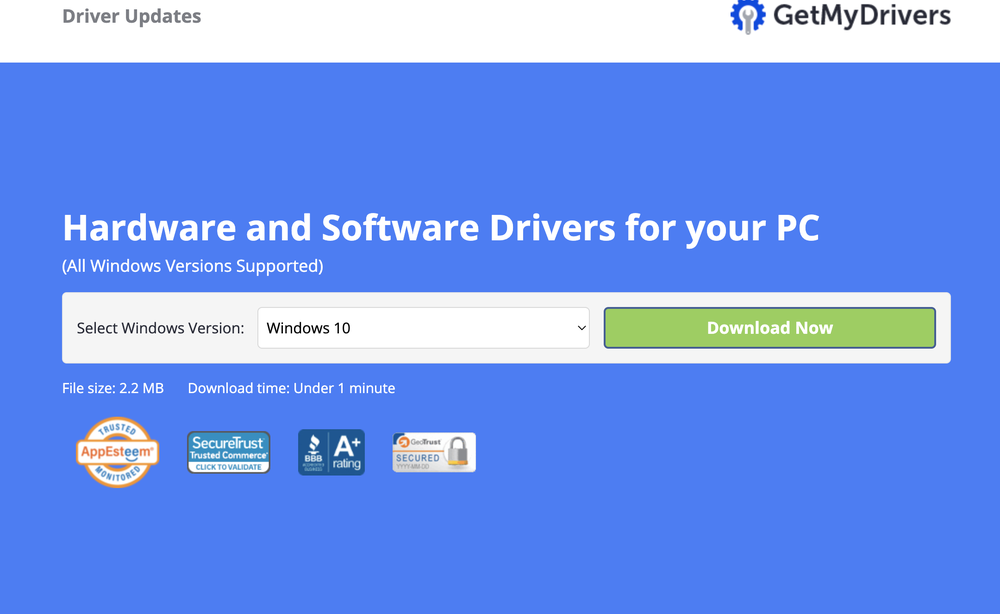 GetMyDrivers Screenshot 1